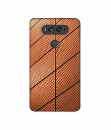 Amazon Brand - Solimo Designer Leather Texture 3D Printed Hard Back Case Mobile Cover for LG V20