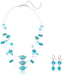 Womens Turquoise illusion, 18