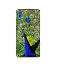 Amazon Brand - Solimo Designer Peacock 3D Printed Hard Back Case Mobile Cover for Huawei Honor 8X