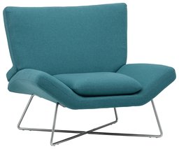 Amazon Brand – Rivet Farr Lotus Accent Chair, Aqua