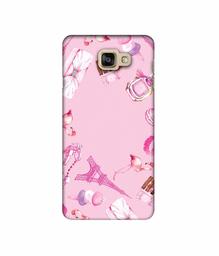 Amazon Brand - Solimo Designer Ladies Accessories 3D Printed Hard Back Case Mobile Cover for Samsung Galaxy A9 Pro