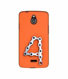 Amazon Brand - Solimo Designer Number Four 3D Printed Hard Back Case Mobile Cover for InFocus M2