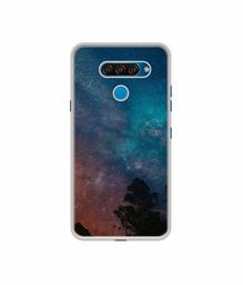 Amazon Brand - Solimo Designer Sky Photography UV Printed Soft Back Case Mobile Cover for LG Q60