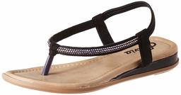 Flavia Women's Black Fashion Sandals-4 UK (36 EU) (5 US) (FL/232/BLK)