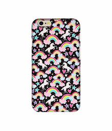 Amazon Brand - Solimo Designer Unicorn Texture 3D Printed Hard Back Case Mobile Cover for Apple iPhone 6 / 6S