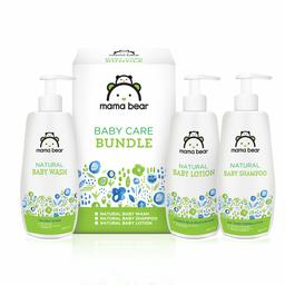 Amazon Brand - Mama Bear Combo (Wash 400 ml, Shampoo 400 ml, Lotion 400 ml)