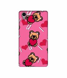 Amazon Brand - Solimo Designer Heart Holding Bear 3D Printed Hard Back Case Mobile Cover for Vivo Y51L