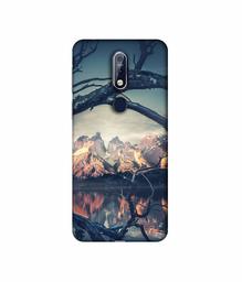 Amazon Brand - Solimo Designer Tree Reflextion 3D Printed Hard Back Case Mobile Cover for Nokia 7.1