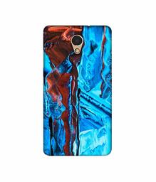 Amazon Brand - Solimo Designer Zik Zak Color Mixing 3D Printed Hard Back Case Mobile Cover for Lenovo P2