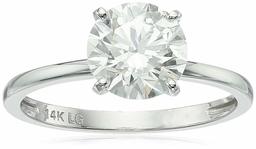 IGI Certified Lab Grown Diamond Solitaire Engagement Ring in 14k White Gold (1.5 CT.TW., I-J Color, SI1-SI2 Clarity)