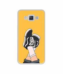 Amazon Brand - Solimo Designer Boy Shoes Pattern UV Printed Soft Back Case Mobile Cover for Samsung Galaxy A5