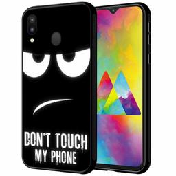 Amazon Brand - Solimo Designer Don't Touch My Mobile Printed Hard Back Case Mobile Cover for Samsung Galaxy M20 (D1153)