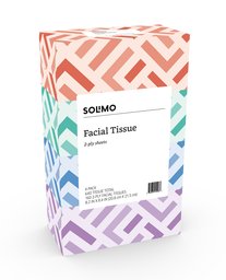 Solimo - Pañuelo facial (160 unidades), Paquete de 4