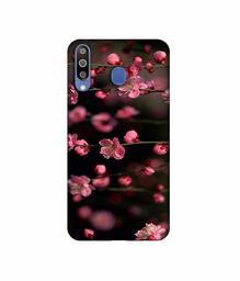 Amazon Brand - Solimo Designer Pink Flowers 3D Printed Hard Back Case Mobile Cover for Samsung Galaxy M30