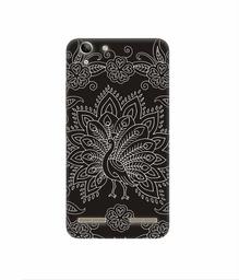 Amazon Brand - Solimo Designer White Peacock Rangoli 3D Printed Hard Back Case Mobile Cover for Lenovo Vibe K5