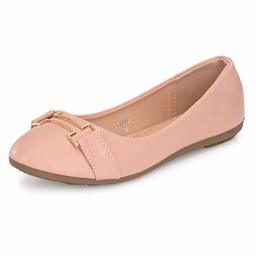 Flavia Women's Pink Ballet Flats-9 UK (40 EU) (10 US) (FK/WQ005/PNK)