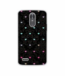 Amazon Brand - Solimo Designer Heart Texture UV Printed Soft Back Case Mobile Cover for LG Stylus 3