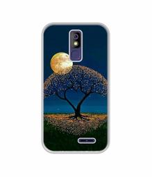 Amazon Brand - Solimo Designer Dark Night View UV Printed Soft Back Case Mobile Cover for Panasonic P100