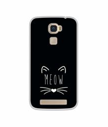 Amazon Brand - Solimo Designer Meow UV Printed Soft Back Case Mobile Cover for Lyf Water 9