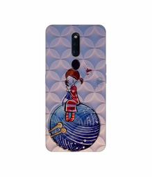 Amazon Brand - Solimo Designer Lady Vector Patternn 3D Printed Hard Back Case Mobile Cover for Oppo F11 Pro