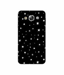 Amazon Brand - Solimo Designer Sperking Stars 3D Printed Hard Back Case Mobile Cover for Samsung Galaxy E5