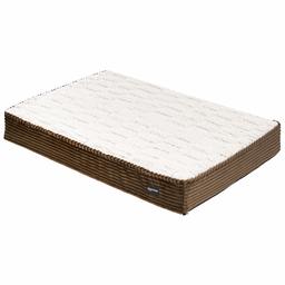 AmazonBasics Cama de espuma para mascotas, mediano, felpa marrón