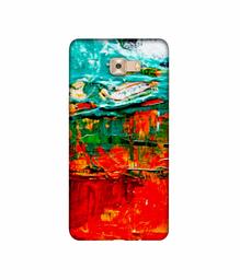 Amazon Brand - Solimo Designer Green and Orange Glass Color 3D Printed Hard Back Case Mobile Cover for Samsung Galaxy C9 Pro