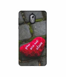 Amazon Brand - Solimo Designer You are Not Alone 3D Printed Hard Back Case Mobile Cover for Nokia 3.1