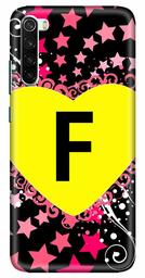 Amazon Brand - Solimo Designer Heart Pattern Alphabet-F 3D Printed Hard Back Case Mobile Cover for Xiaomi Redmi Note 8