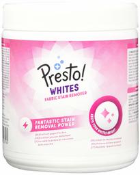 Marque Amazon- Presto! Détachant en poudre blanc, 80 Lavages (2 packs de 40 lavages)