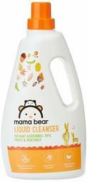 Amazon Brand - Mama Bear Plant Based Baby Liquid Cleanser - 1 L (For baby bottles, accessories, toys, fruits & vegetables)