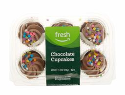 Fresh Brand – Chocolate Cupcakes, 11.2 oz (6 ct) FROZEN