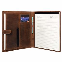 Rustic Ambrose Genuine Leather Handmade Portfolio