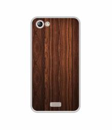 Amazon Brand - Solimo Designer Wooden Texture UV Printed Soft Back Case Mobile Cover for Lyf Water 11