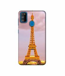 Amazon Brand - Solimo Designer Eiffel Tower Paris 3D Printed Hard Back Case Mobile Cover for Samsung Galaxy M21 / M30s