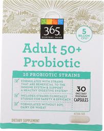 365 Everyday Value, Adult 50+ Probiotic 5 Billion CFU, 30 ct