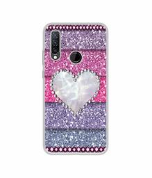 Amazon Brand - Solimo Designer Stone Heart UV Printed Soft Back Case Mobile Cover for Lenovo K10 Plus