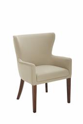 Amazon Brand – Stone & Beam Wickstrom Upholstered Dining Chair with Arms, 26