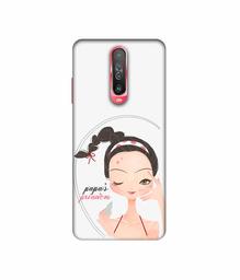 Amazon Brand - Solimo Designer Papa's Princess 3D Printed Hard Back Case Mobile Cover for Poco X2 / Mi Redmi K30