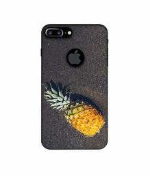 Amazon Brand - Solimo Designer Pineapple 3D Printed Hard Back Case Mobile Cover for Apple iPhone 7 Plus (Logo Cut)