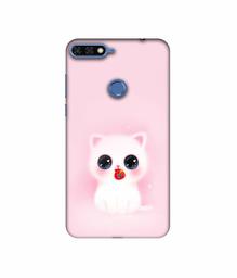 Amazon Brand - Solimo Designer Kitty 3D Printed Hard Back Case Mobile Cover for Huawei Honor 7A