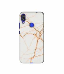 Amazon Brand - Solimo Designer White Marble 3D Printed Hard Back Case Mobile Cover for Xiaomi Redmi Note 7S