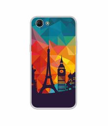 Amazon Brand - Solimo Designer Colored Paris UV Printed Soft Back Case Mobile Cover for Oppo A83