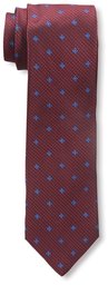 Franklin Tailored Men's Flower Textured Tie, Red