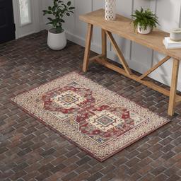 Amazon Brand – Stone & Beam Herring Medallion Traditional Runner, 3'11