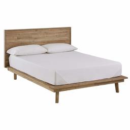 Amazon Brand – Stone & Beam Rylee Modern Acacia Wood Queen Bed, 67.52