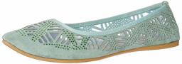 Flavia Women's Green Ballet Flats-8 UK (40 EU) (9 US) (FL-917/GRN)