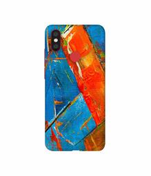 Amazon Brand - Solimo Designer Sky Blue and Orange Canvas 3D Printed Hard Back Case Mobile Cover for Xiaomi Mi A2