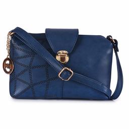 Nia & Nicole Women's Sling Bag (Blue)