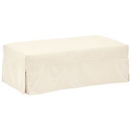 Amazon Brand – Stone & Beam Bartow Ottoman with Slipcover, 54